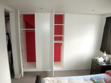 Flush Panels, Full Height with Multiple Storage